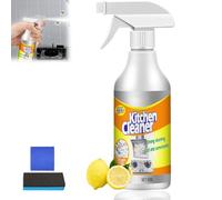 Nettoyant pour cuisine, spray détachant pour huile de cuisine, élimine efficacement l'huile, en mousse pour comptoirs, cuisinières, fours, appareils électroménagers et plus encore (1)
