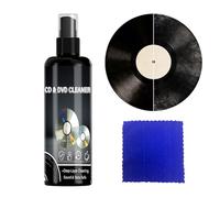 Nettoyant pour disques de qualité supérieure, dépoussiérage d'album de 120 ml, spray de nettoyage pour vinyle, formule antistatique, solution d'entretien de la musique, kit d'entretien des disques ave