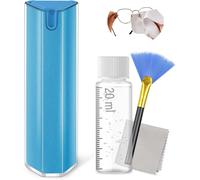 nettoyant pour écran 18ml + 20ml pour LED, TFT, Plasma etc. Bouteille de pulvérisation - Spray Triangulaire de Nettoyage d'écran - Nettoyant pour écran Screen Cleaner(Bleu)