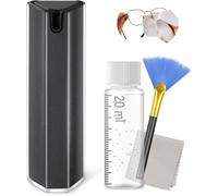 nettoyant pour écran 18ml + 20ml pour LED, TFT, Plasma etc. Bouteille de pulvérisation - Spray Triangulaire de Nettoyage d'écran - Screen Cleaner (Gris)