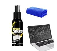 Nettoyant Pour Écran - Liquide De Dépoussiérage | Solution D'entretien Pour Téléphone, Tablette Et Ordinateur Portable, Spray Pour Écran LCD, Kit De Lingettes Anti-taches D'huile, Liquide De Nettoyage