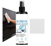 Nettoyant pour Écrans en Spray | Éliminateur d'Empreintes Digitales 50ml - Kit de Nettoyage avec Chiffon en Microfibre,pour Smartphones, Tablettes, Ordinateurs, Moniteurs, Lunettes, Objectifs et Écran
