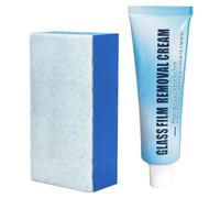 Nettoyant pour film d'huile pour vitres de voiture - Nettoyant pour vitres de voiture avec éponge - Nettoyant pour film d'huile pour vitres de voiture