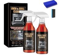 Nettoyant pour four ultra-puissant, version améliorée 2026, puissant dégraissant de cuisine, nettoyage en profondeur facile pour grilles, grills, barbecues et friteuses à air chaud (2pcs)