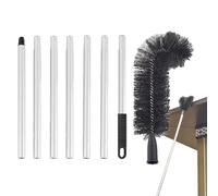Nettoyant pour gouttière, nettoyant pour gouttière à pluie rétractable - nettoyant pour brosse de toit rétractable pour nettoyage de gouttière - poussière, débris, feuilles tombées, nettoyage de