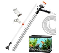 Nettoyant pour gravier d'aquarium - Kit de nettoyage de sable pour aquarium 5 en 1 | Pompe à siphon à débit d'eau réglable, tuyau de changeur d'eau, laveuse de sable, outil d'élimination des débris po