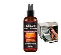 Nettoyant pour grilles barbecue | 100 ml spray dégraissant à action rapide, spray nettoyant pour - pour plan de travail, camping, barbecue, fête, pique-nique, poêle, cuisine, salle de bain, table