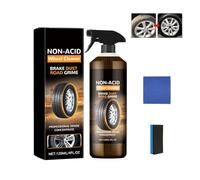 Nettoyant Pour Jantes, Nettoyage Intensif Des Jantes Et Des Pneus Avec éponge Et Chiffon, Transforme Les Roues Sales En Un éclat Instantané Et Une Protection Durable (1Set)
