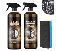 Nettoyant pour jantes, nettoyant puissant pour métaux pour le traitement de la rouille, convertisseur de rouille polyvalent et puissant, polissage et rénovation rapides (2pcs)