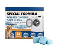 Nettoyant pour Lave-linge, 12 Pastilles Désodorisantes Pour Machine À Laver, Désodorisant Pour Lave-Linge, pour Buanderie Salle de Bain Douche Appartement Résidence Hôtel