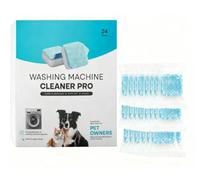 Nettoyant pour lave-linge qui élimine les moisissures, les bactéries, les odeurs et les poils d'animaux. Tablettes nettoyantes puissantes adaptées à tous les lave-linge.