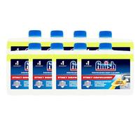 Nettoyant pour lave-vaisselle Finish | Variant LEMON | Nettoyage en profondeur pour lave-vaisselle, 250 ml (lot de 8), l'emballage peut varier