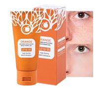 Nettoyant pour le visage - 50 g de gel gommant biologique doux pour le corps, gel aux agrumes, formule hydratante, rafraîchissant, produit de soin de qualité supérieure, pour des soins hydratan
