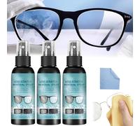 Nettoyant Pour Lentilles - 100 Ml Nettoyant Pour Lunettes, Nettoyeur De Rayures Sur Les Lentilles, Répare Les Rayures, Kit De Nettoyage Pour Lunettes De Soleil, Répare Les Lentilles Floues (3pcs)