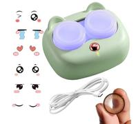 Nettoyant pour lentilles de contact, 3 modes d'entretien Machine à laver pour lunettes - Machine de nettoyage de lentilles de contact USB - Nettoyant pour lentilles de contact prend en charge la