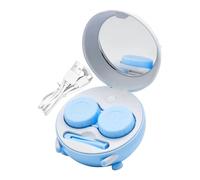 Nettoyant pour lentilles de contact - Boîte rechargeable avec tweezer | Étui à lentilles de contact avec lave-linge pour doux, coloré, scléral, RGP Lenses | Convient pour les hommes, les femmes