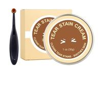 Nettoyant pour les yeux pour chiens | 30 g de baume pour enlever la saleté | Avec brosse pour chiots et chiots - Pour chiots, chatons, petites, moyennes et grandes races