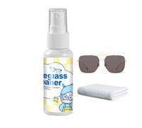 Nettoyant pour lunettes | Spray nettoyant pour lunettes | 50 ml - Portable - Pour la maison, l'école, les voyages d'affaires, les conducteurs, les étudiants, les enseignants