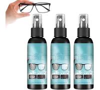 Nettoyant pour lunettes, spray nettoyant pour lunettes, liquide de réparation pour pare-brise de lunettes de soleil, adapté aux lunettes, écrans et essentiels de voyage