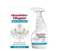 Nettoyant pour lustres en spray, formule sans rinçage, aide à décoller la saleté et les résidus, formule anti-traces, convient au cristal et au verre, facile à utiliser. (1Pièce)