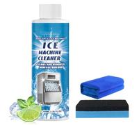 Nettoyant Pour Machine à Glaçons,Solution De Nettoyage Pour Machine à Glaçons Avec Chiffon Et éponge,Pour Comptoir,Nettoyage Efficace Du Détartrage Pour Faire De La Glace Au Goût Exceptionnel (1)