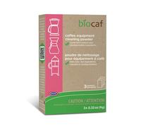 Nettoyant pour machine Urnex Biocaf - Poudre nettoyante - 3 sachets usage unique - Compatible avec Keurig, Delonghi, Nespresso, Ninja, Hamilto