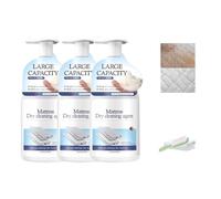 Nettoyant pour matelas et spray détachant, nettoyant et désodorisant à action rapide pour les taches jaunes, spray puissant, pour matelas, canapés en cuir et mousse (3pcs)