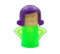 Nettoyant pour micro-ondes Angry Mom,Nettoyage à la vapeur d'une tache brute avec du vinaigre et de l'eau - Outil d'équipement de nettoyage de réfrigérateur de dessin animé, utilisant du vinaigre et d