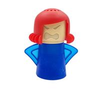 Nettoyant pour micro-ondes Angry Mom - Nettoyeur vapeur pour four à micro-ondes - Outil d'équipement de nettoyage de réfrigérateur de dessin animé, utilisant du vinaigre et de l'eau