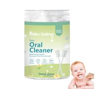 Nettoyant pour nouveau-né | Brosse à dents en langue de gaze avec manche en papier,Accessoire de nettoyage buccal sûr pour l'extérieur, les voyages et la maison
