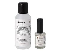 Nettoyant pour Ongles de 100 ml avec Apprêt de 11 ml - Spécial pour Gels UV et Systèmes Acryliques