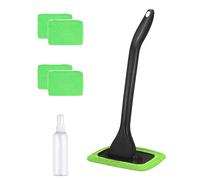 Nettoyant pour pare-brise de véhicule : coussinets de brosse anti-buée, poignée en verre pour voiture, poignée intérieure et extérieure, kit de tissu absorbant confortable | Essuie-glaces pour ou