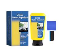 Nettoyant pour Pare-brise,Nettoyage Anti-Buée avec Éponge - Décapant Taches D'Eau Pare-Brise Auto | Pour Camion Automobile Berlines Pick-Up Scooters SUV Camping-Car Bateau Détailage Maison