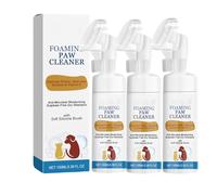 Nettoyant pour pattes de chien - 300 ml - Shampoing sec pour chiens et chats - Mousse 100 % naturelle - Soin des pattes de chien - Accessoire pour chien - Brosse à pattes de chien - Shampooing