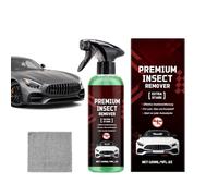 Nettoyant pour Peinture Auto - Dégraissant Goudron Et Résine 120ml pour Véhicule | Spray Polyvalent Action Rapide pour Détail de Peinture avec Chiffon pour Véhicule Camion