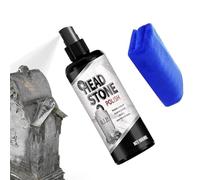 Nettoyant Pour Pierres Tombales Et Monuments Spray de Nettoyage Granit 100 | Nettoyant pour monuments et stèles funéraires Convient pour marbre, béton, carrelage, terrasse, cimetière,