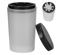 Nettoyant pour pinceaux à ongles, Dissolvant pour gel UV, Brosse de nettoyage avec support intégré, Récipient à réservoir fente pour vernis et outils de manucure