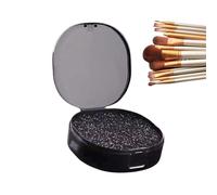 Nettoyant Pour Pinceaux De Maquillage,Méthode à Sec Rapide et avec Éponge,Éponge Pour Enlever La Couleur Des Pinceaux - pour Femmes Épouse Amatrice Cosmétique Débutantes Maison Voyage