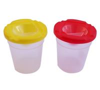 Nettoyant pour pinceaux en plastique.