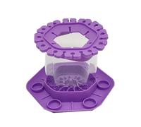 Nettoyant pour pinceaux pour peinture acrylique | Coupe hexagonale en silicone pour pinceaux - Domaine de versée - Outil de nettoyage multifonction amovible pour la maternelle, la salle de classe