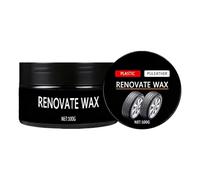 Nettoyant Pour Pneus Et Pour Jantes | 100G Protectrice Avec Éponge | Crème Nettoyante Pour Jantes De Voiture - Pour Jardin Atelier Garage Réparation Extérieur Usine Allée Détail