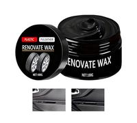 Nettoyant Pour Pneus Et Pour Jantes - Protecteur Et Puissant 100 Grammes Avec Éponge,Crème Nettoyante Pour Jantes De Voiture | Pour Utilisation En Allée, Atelier, Extérieur, Garage, Cour, Réparation,