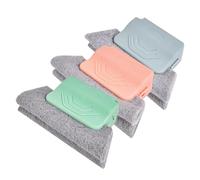Nettoyant pour Rails De Fenêtre Brosses De Nettoyage De Rainures De Fenêtre Brosse Fente Multifonction Ensemble D'outils De Nettoyage De Rainures pour Porte Coulissante, Volet 13.5x3x8.5 Cm
