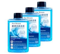 Nettoyant Pour Rasoir De 300 Ml. Compatible For Braun 3/5/7/8/9 GT Séries Rasoirs. CCR2 CCR4 - Recharges De Solution De Nettoyage Pour La Base Centrale(3pcs)