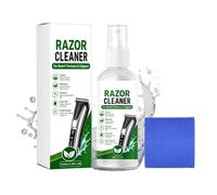 Nettoyant pour Rasoir Électrique 100 ml Liquide pour Tondeuse à Barbe et