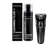 Nettoyant Pour Rasoir - Solution 100 Ml, Spray Détachant, Formule De Soin Lubrifiant Avancé, Lavage De La Saleté | Kit D'entretien Hygiénique Contenant 1 Bouteille Pour Outil De Rasage Quotidien Entre