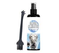 Nettoyant pour rasoir - Spray de nettoyage électrique, solution d'entretien de tondeuse avec brosse pour rasoirs secs et humides, formule de lavage robuste qui élimine les poils, idéal pour la maison