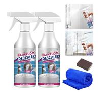 Nettoyant pour salle de bain, 2025 Nouveau Nettoyant salle de Bain Détachant Multi-usages à l'acide oxalique, Nettoyant WC Salle de bain Pour toilettes égout salle de bains nettoyage (2 bouteille)