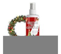 Nettoyant pour sapin de Noël - 100 ml - Mélange de brillance festif - Branch Polish Mist Decor Booster Wreath Wash Agent | Pour l'exposition d'hiver, le renouvellement, la configuration de scène de