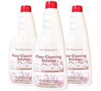 Nettoyant pour sols, 480 ml × 3 bouteilles, parfum lavande, concentré 1:300, compatible avec tous les aspirateurs Roborock, nettoyage sans traces, séchage rapide, sans danger pour les sols